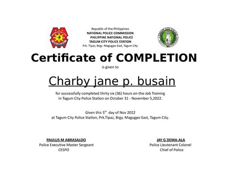 certificate of employment pnp|pnp to fnp certification.